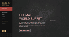 Desktop Screenshot of cosmo-restaurants.co.uk